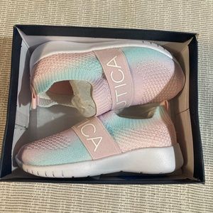 Nautica Toddler Girls slip Ons. NWT